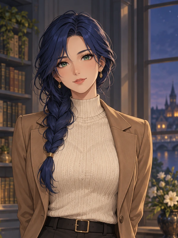 Dorothea, a fictional adult character for private chat, shown in a portrait